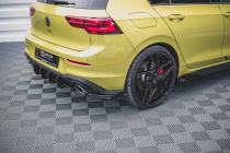 VW Golf 8 GTI Clubsport 2019+ Racing Bakre Sidoextensions + Splitters Maxton Design